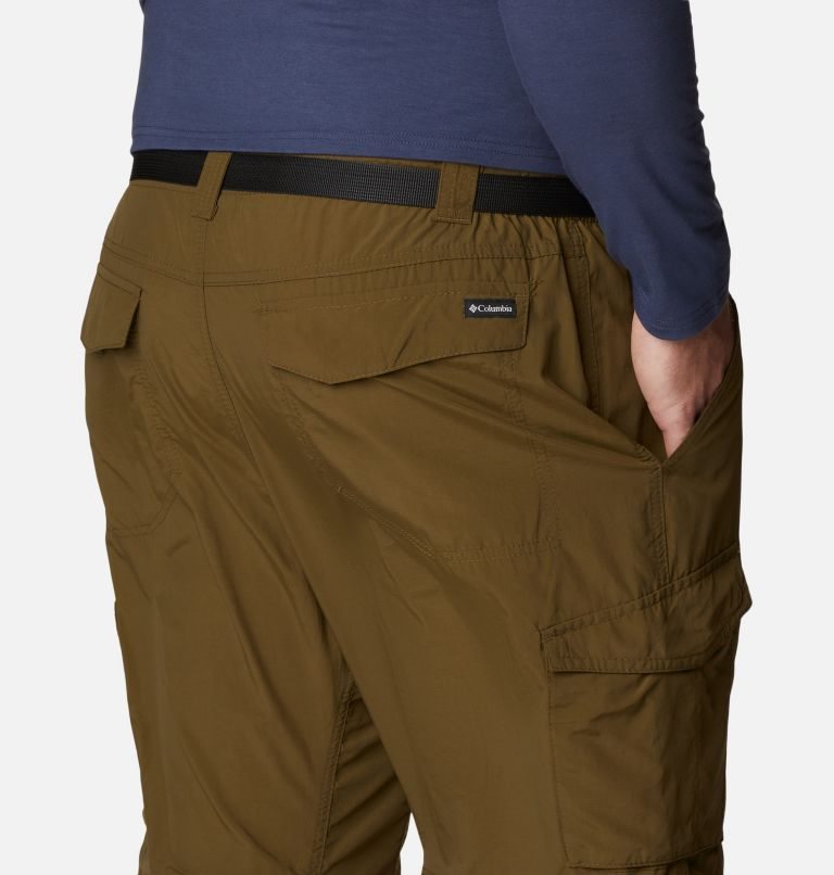 Men's Columbia Silver Ridge Convertible Pants Olive | Plus Size CA-X634A